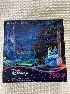 Thomas Kinkade Disney Cinderella 750 piece puzzle 24 x 18 inches